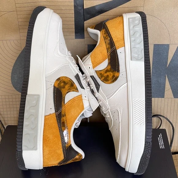 Nike Air Force 1 FONTANKA WMNS Phantom/Light Curry - Picture 12 of 16